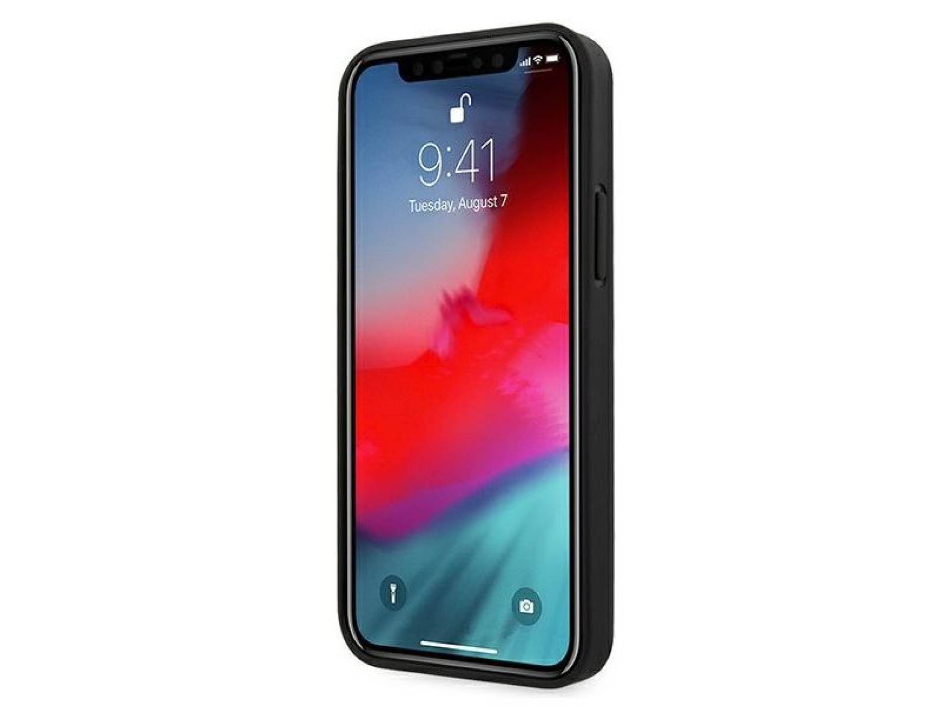 Funda rígida Ferrari FESPEHCP12MBK para iPhone 12/12 Pro de 6,1