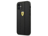 Ferrari FESNECHCP12SBK iPhone 12 mini 5.4" negro/negro carcasa rígida On Track PU Carbon Ferrari FESNECHCP12SBK iPhone 12 mini 5.4" negro/negro carcasa rígida On Track PU Carbon