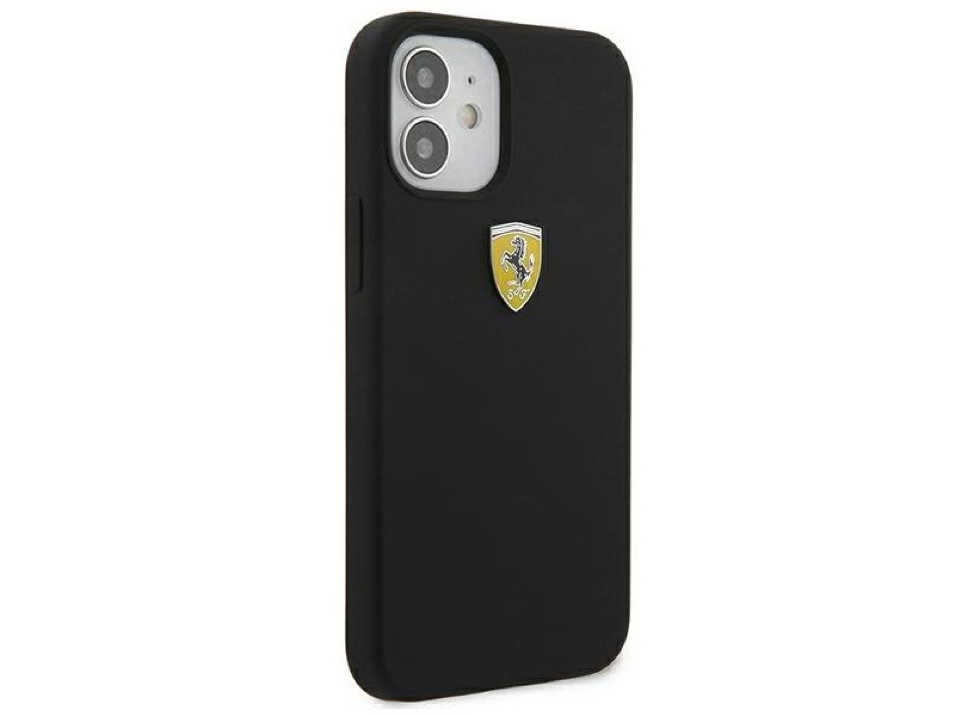 Funda rígida Ferrari FESSIHCP12SBK para iPhone 12 mini de 5,4