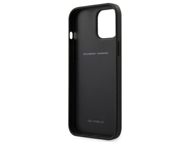 Funda rígida Ferrari FEOGOHCP12LBK para iPhone 12 Pro Max de 6,7" negra/negra Off Track Perforated Funda rígida Ferrari FEOGOHCP12LBK para iPhone 12 Pro Max de 6,7" negra/negra Off Track Perforated