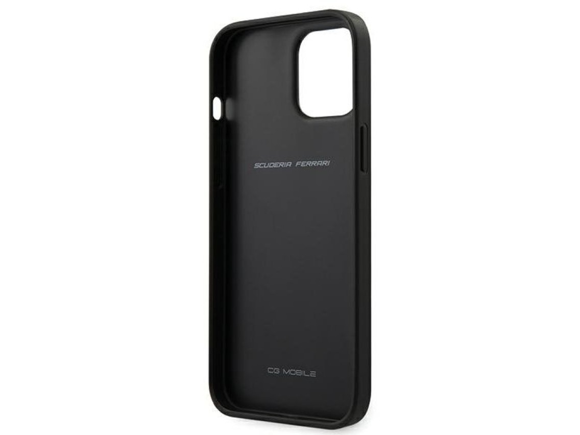 Ferrari FEOGOHCP12LRE iPhone 12 Pro Max 6.7" capa rígida Off Track Perfurada