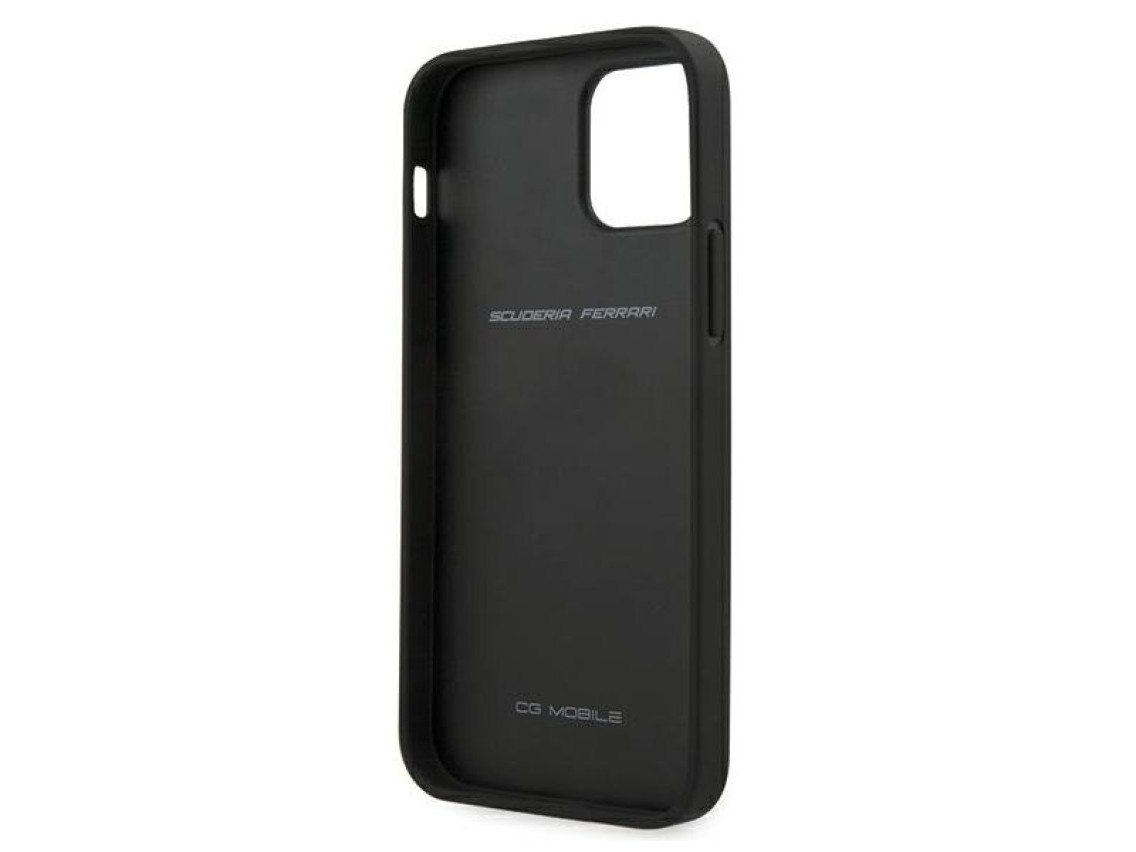 Ferrari FEOGOHCP12MBK iPhone 12/12 Pro 6.1" black/black hardcase Off Track Perforated
