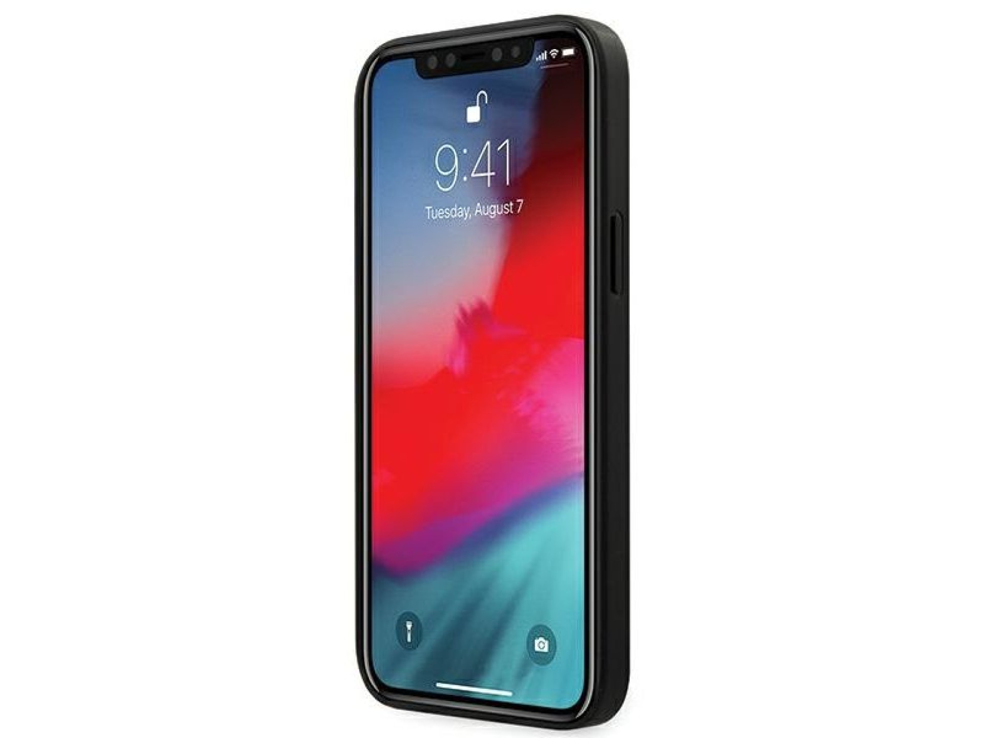 Funda rígida Ferrari FEOGOHCP12LBK para iPhone 12 Pro Max de 6,7