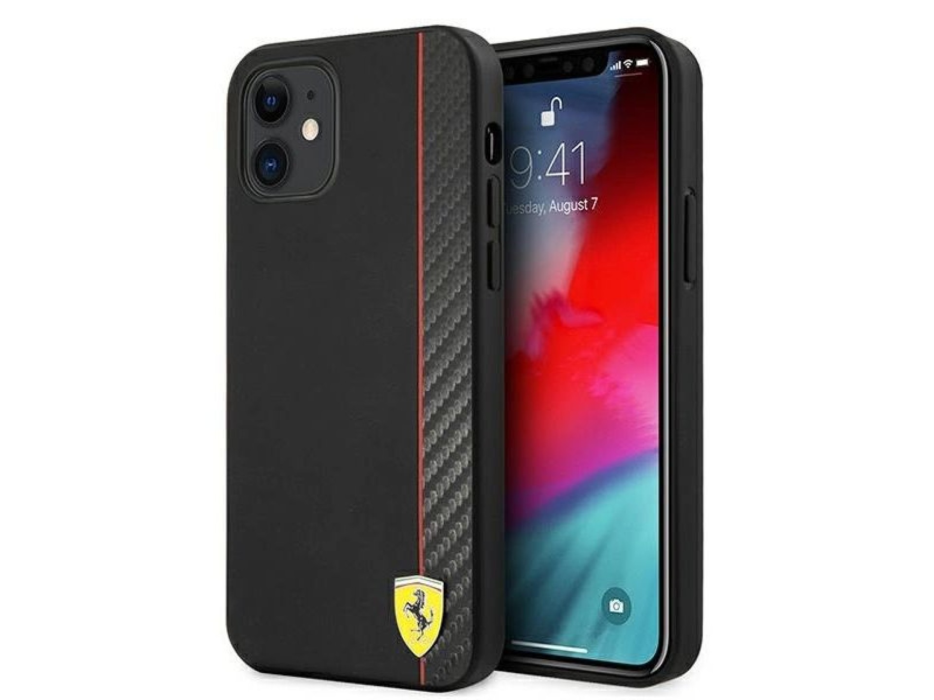 Ferrari FESAXHCP12SBK iPhone 12 mini 5.4