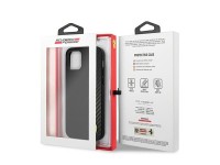Ferrari FESAXHCP12SBK iPhone 12 mini 5.4" black/black hardcase On Track Carbon Stripe