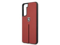 Ferrari FEOSIHCS21SRE S21 G991 estojo rígido Off Track em couro e nylon com listras vermelhas Ferrari FEOSIHCS21SRE S21 G991 estojo rígido Off Track em couro e nylon com listras vermelhas