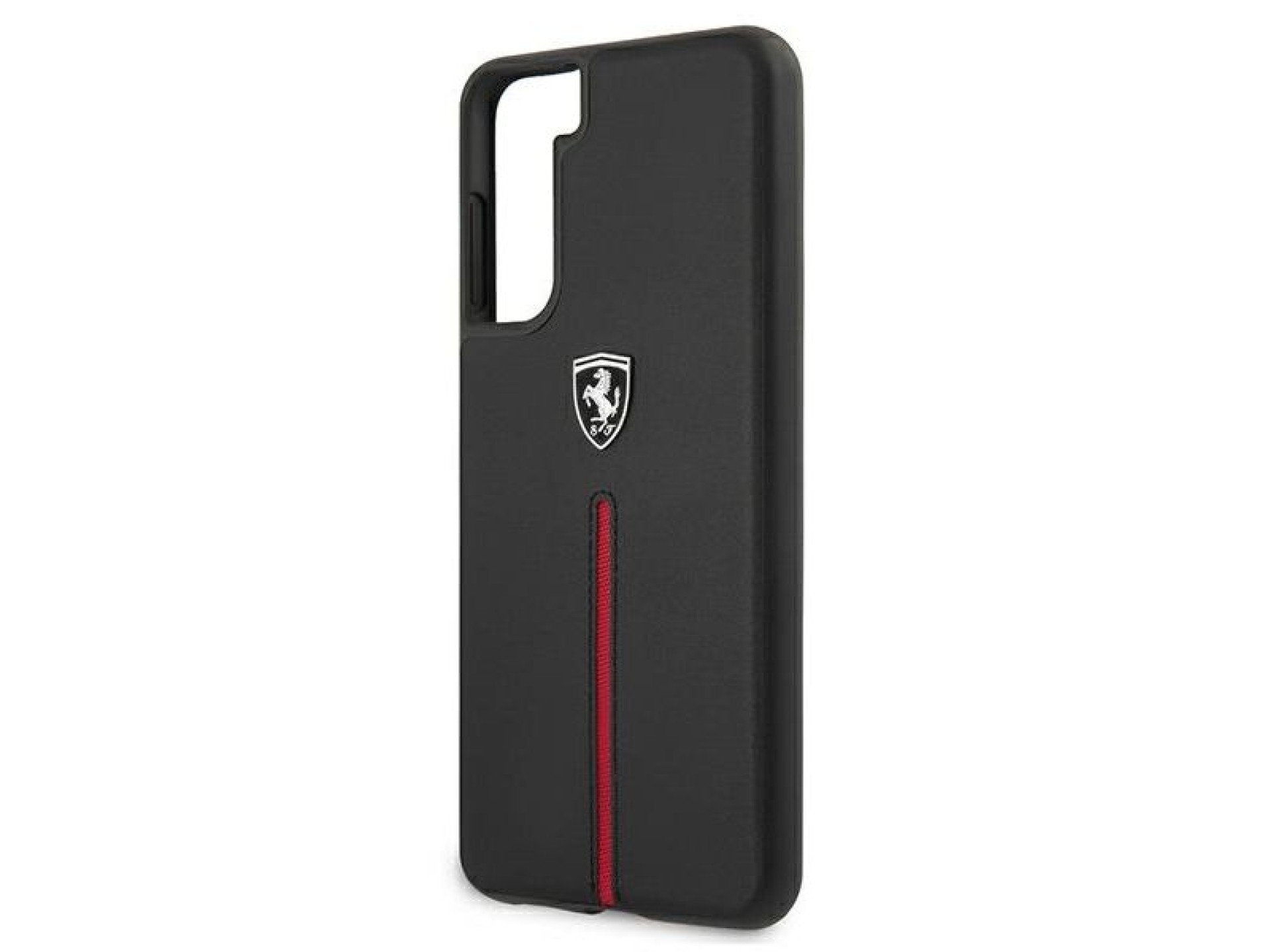 Ferrari FEOSIHCS21SBK S21 G991 negro/negro estuche rígido Off Track cuero nailon con franja