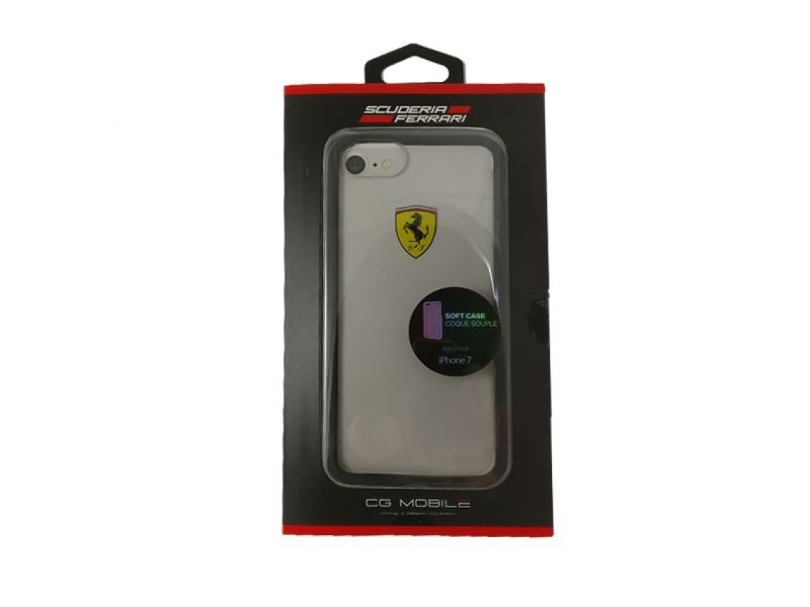 Ferrari Hardcase FEHCRFP7BK iPhone 7/8 /SE 2020 / SE 2022 transparent/black