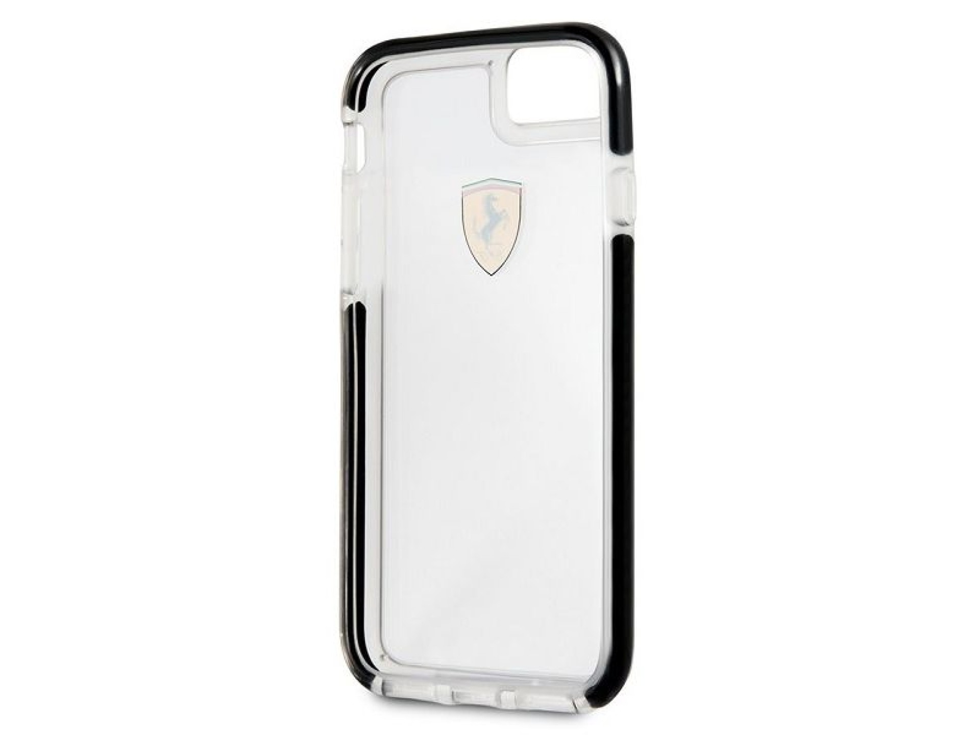 Funda rígida Ferrari FEGLHCP7BK para iPhone 7/8 SE 2020/SE 2022, resistente a golpes, transparente,