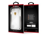 Funda rígida Ferrari FEGLHCP7BK para iPhone 7/8 SE 2020/SE 2022, resistente a golpes, transparente, Funda rígida Ferrari FEGLHCP7BK para iPhone 7/8 SE 2020/SE 2022, resistente a golpes, transparente,