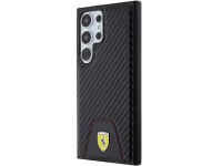 Ferrari Carbon Stitched Bottom case for Samsung Galaxy S24 Ultra - black Ferrari Carbon Stitched Bottom case for Samsung Galaxy S24 Ultra - black