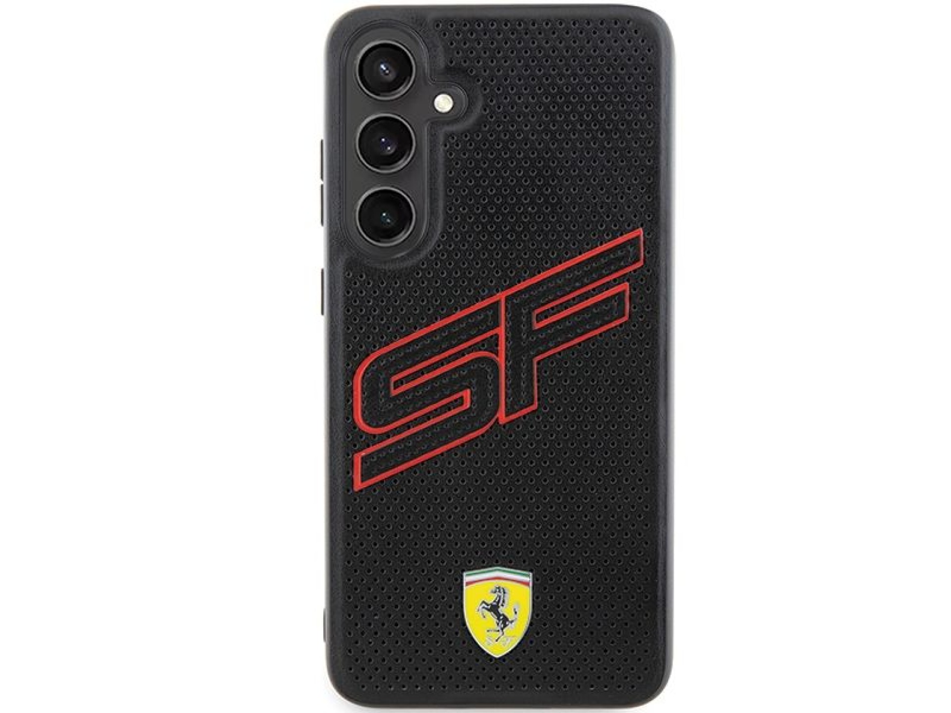 Capa Ferrari Big SF Perfurada para Samsung Galaxy S24+ - preta