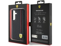 Ferrari Carbon Printed Line case for Samsung Galaxy S24+ - black Ferrari Carbon Printed Line case for Samsung Galaxy S24+ - black