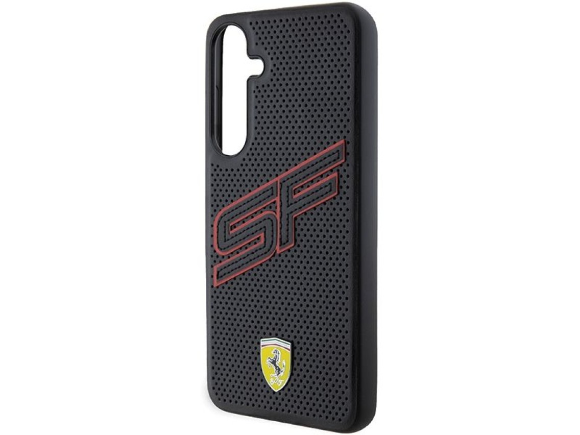Capa Ferrari Big SF Perfurada para Samsung Galaxy S24+ - preta