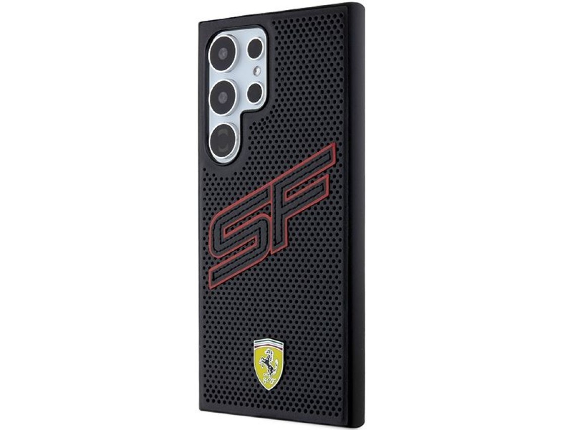 Capa Ferrari Big SF Perfurada para Samsung Galaxy S24 Ultra - preta