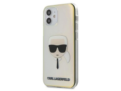 Karl Lagerfeld Iridescent Karl's Head Case for iPhone 12 mini - Multicolor Karl Lagerfeld Iridescent Karl's Head Case for iPhone 12 mini - Multicolor