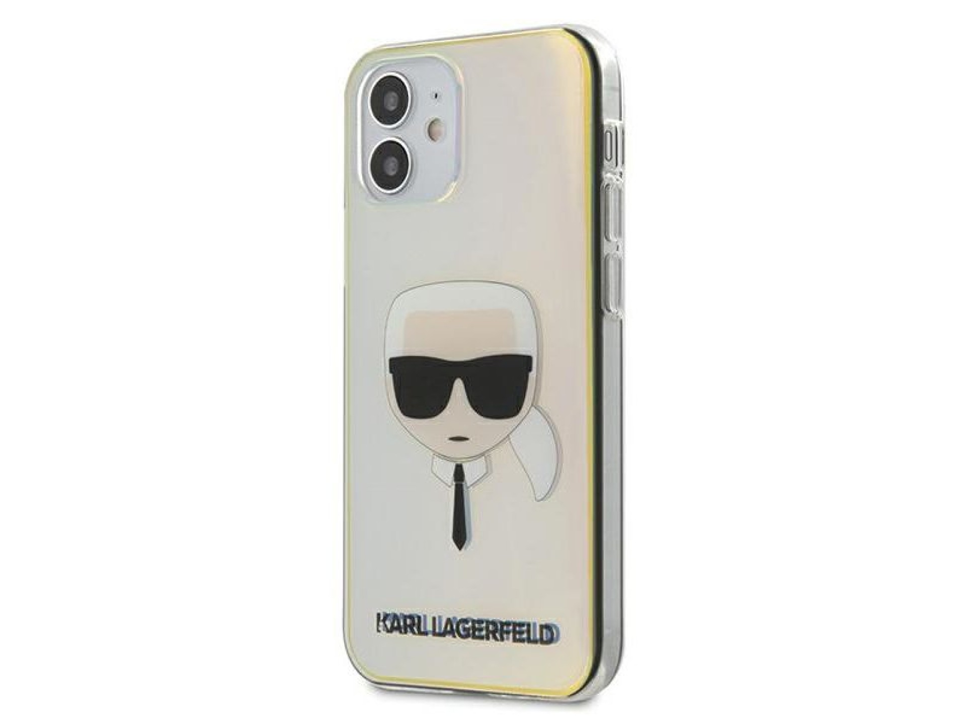 Funda iridiscente Karl's Head de Karl Lagerfeld para iPhone 12 mini - Multicolor