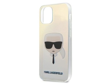 Karl Lagerfeld Iridescent Karl's Head Case for iPhone 12 mini - Multicolor Karl Lagerfeld Iridescent Karl's Head Case for iPhone 12 mini - Multicolor