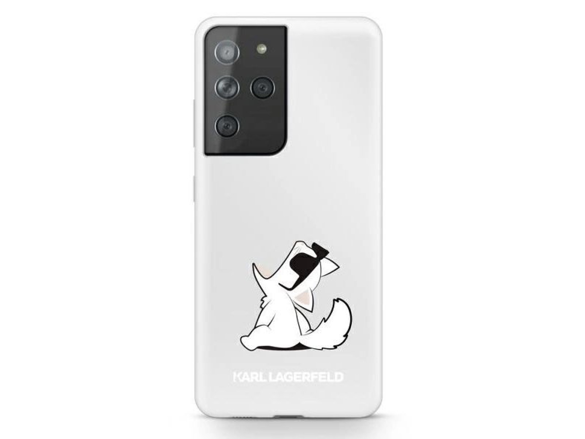 Karl Lagerfeld Choupette Fun Case for Samsung Galaxy S21 Ultra - Transparent
