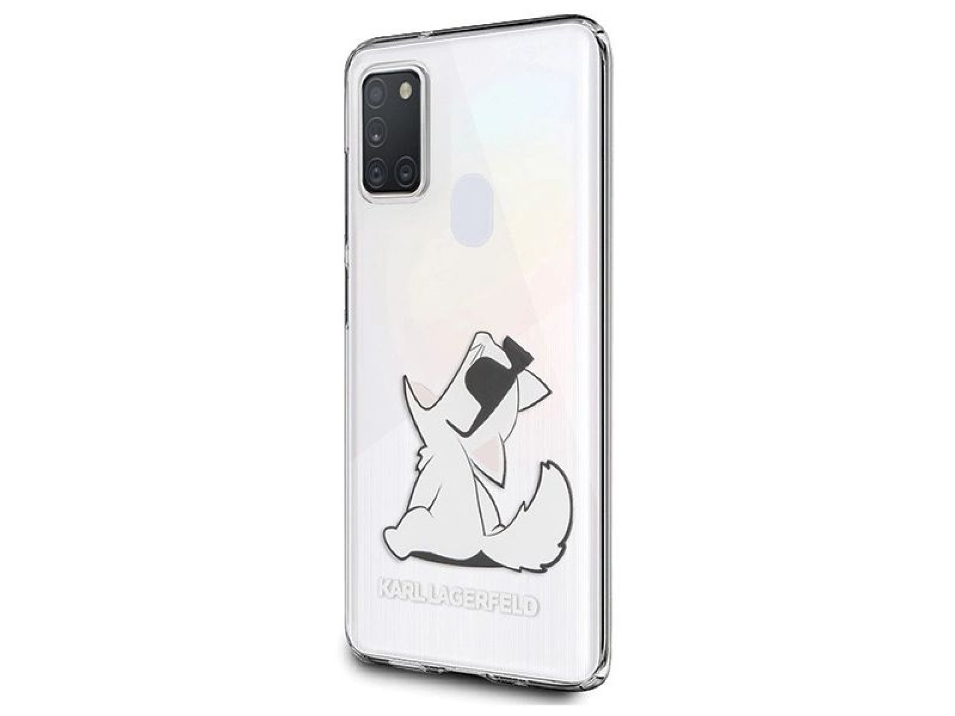 Karl Lagerfeld Choupette Fun Case for Samsung Galaxy M21 - Transparent