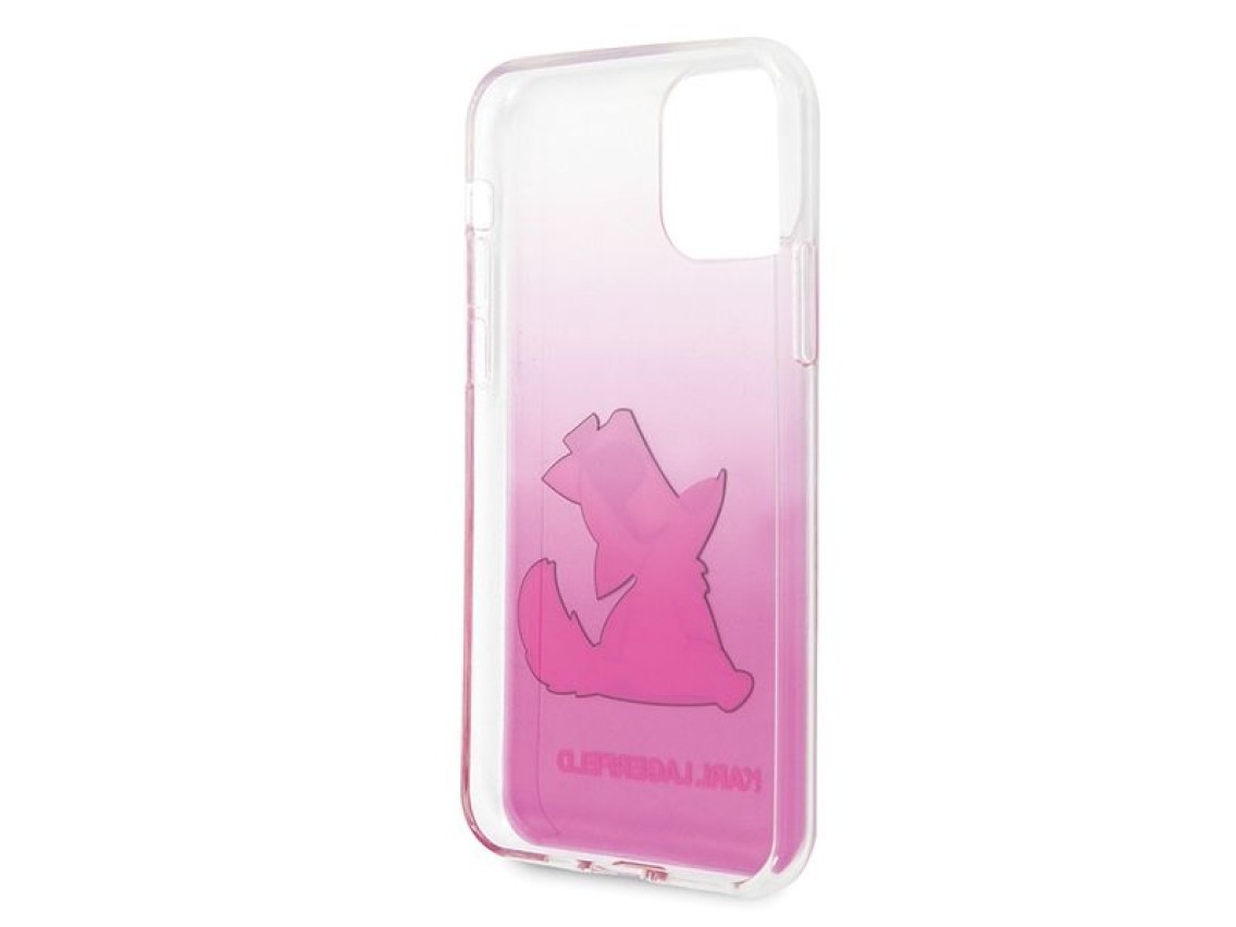 Funda para iPhone 11 Pro Karl Lagerfeld Choupette Fun - Rosa