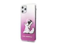 Funda para iPhone 11 Pro Karl Lagerfeld Choupette Fun - Rosa Funda para iPhone 11 Pro Karl Lagerfeld Choupette Fun - Rosa