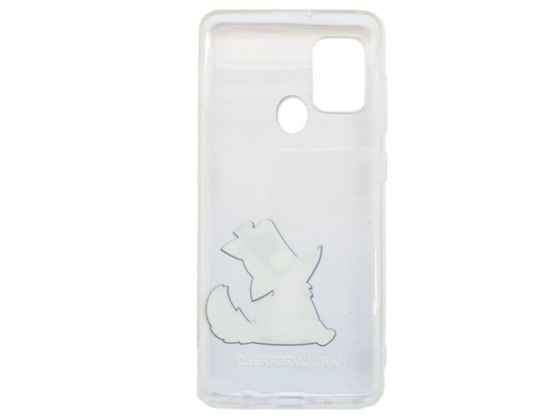 Karl Lagerfeld Choupette Fun Case for Samsung Galaxy M21 - Transparent
