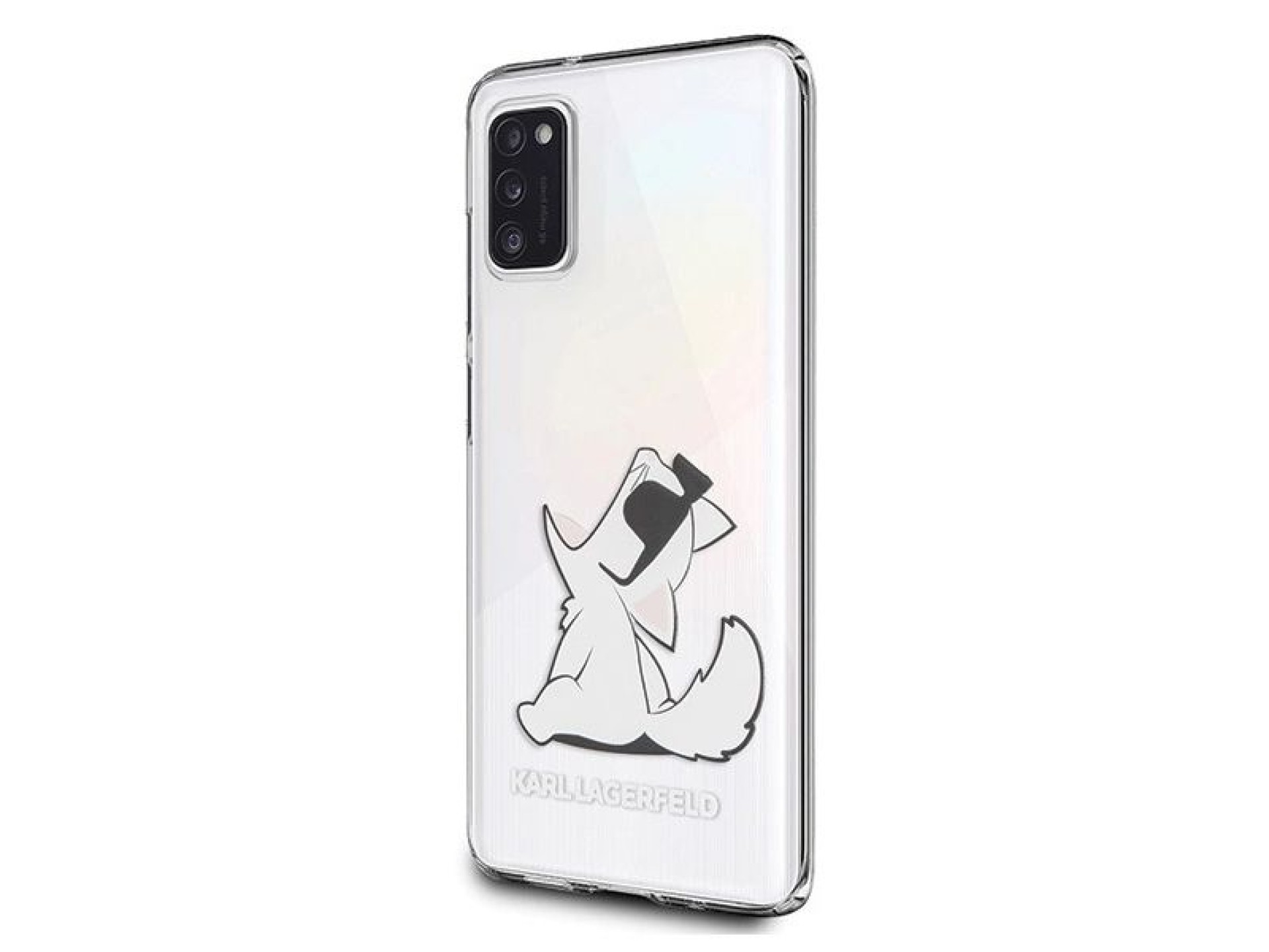 Karl Lagerfeld Choupette Fun Case for Samsung A41 - Transparent