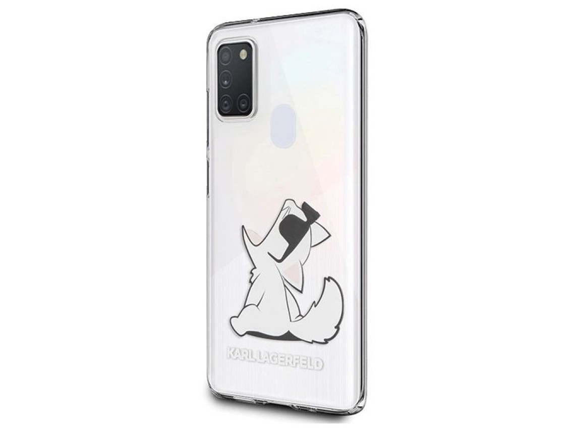 Karl Lagerfeld Choupette Fun Case for Samsung Galaxy M21 - Transparent