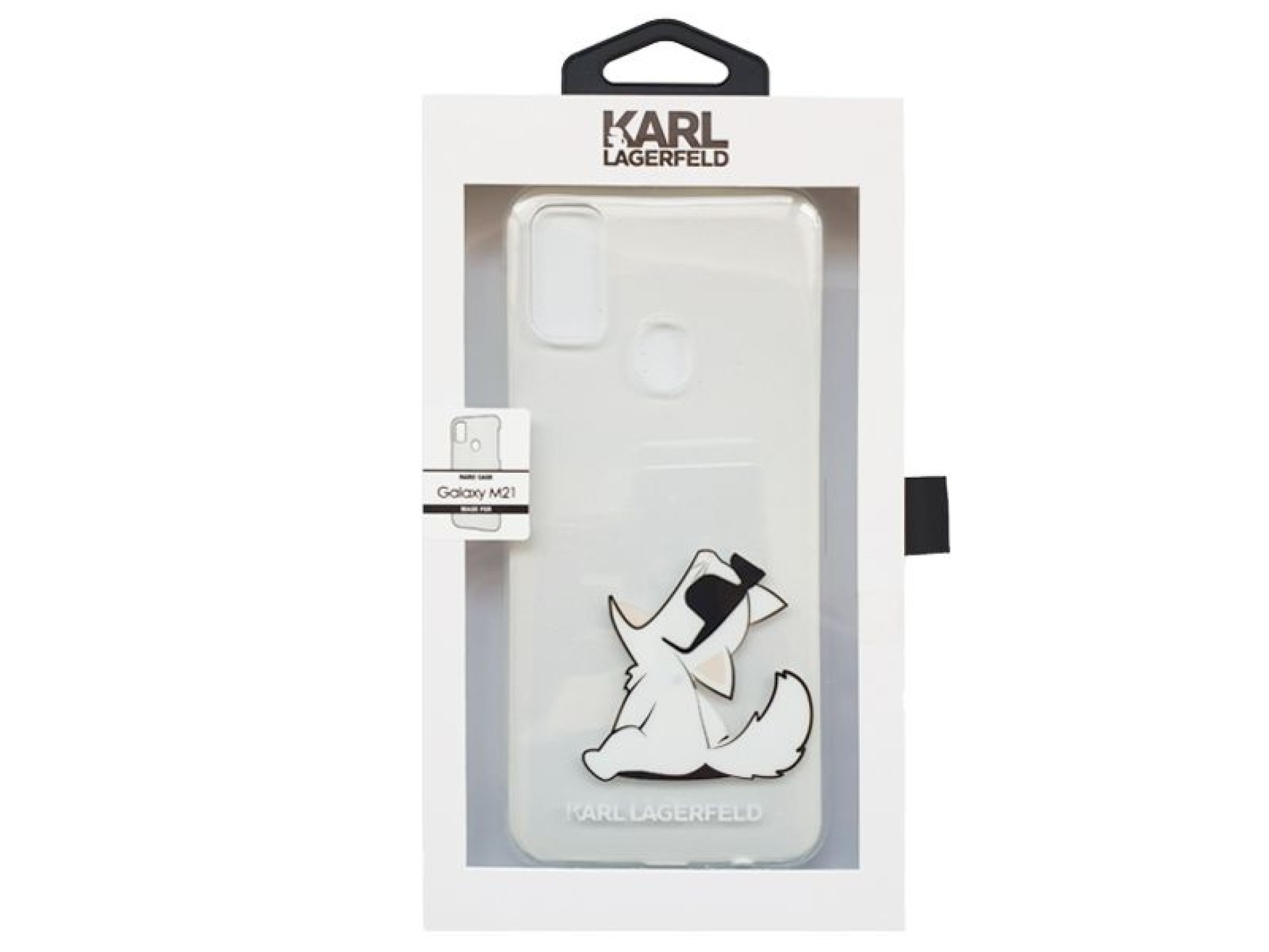 Karl Lagerfeld Choupette Fun Case for Samsung Galaxy M21 - Transparent
