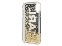 Funda para iPhone X/Xs con logo Karl de Karl Lagerfeld y purpurina - Negra Funda para iPhone X/Xs con logo Karl de Karl Lagerfeld y purpurina - Negra