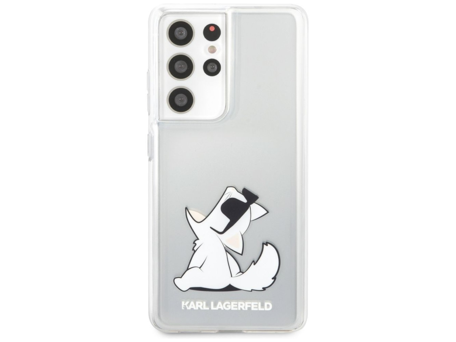 Karl Lagerfeld Choupette Fun Case for Samsung Galaxy S21 Ultra - Transparent
