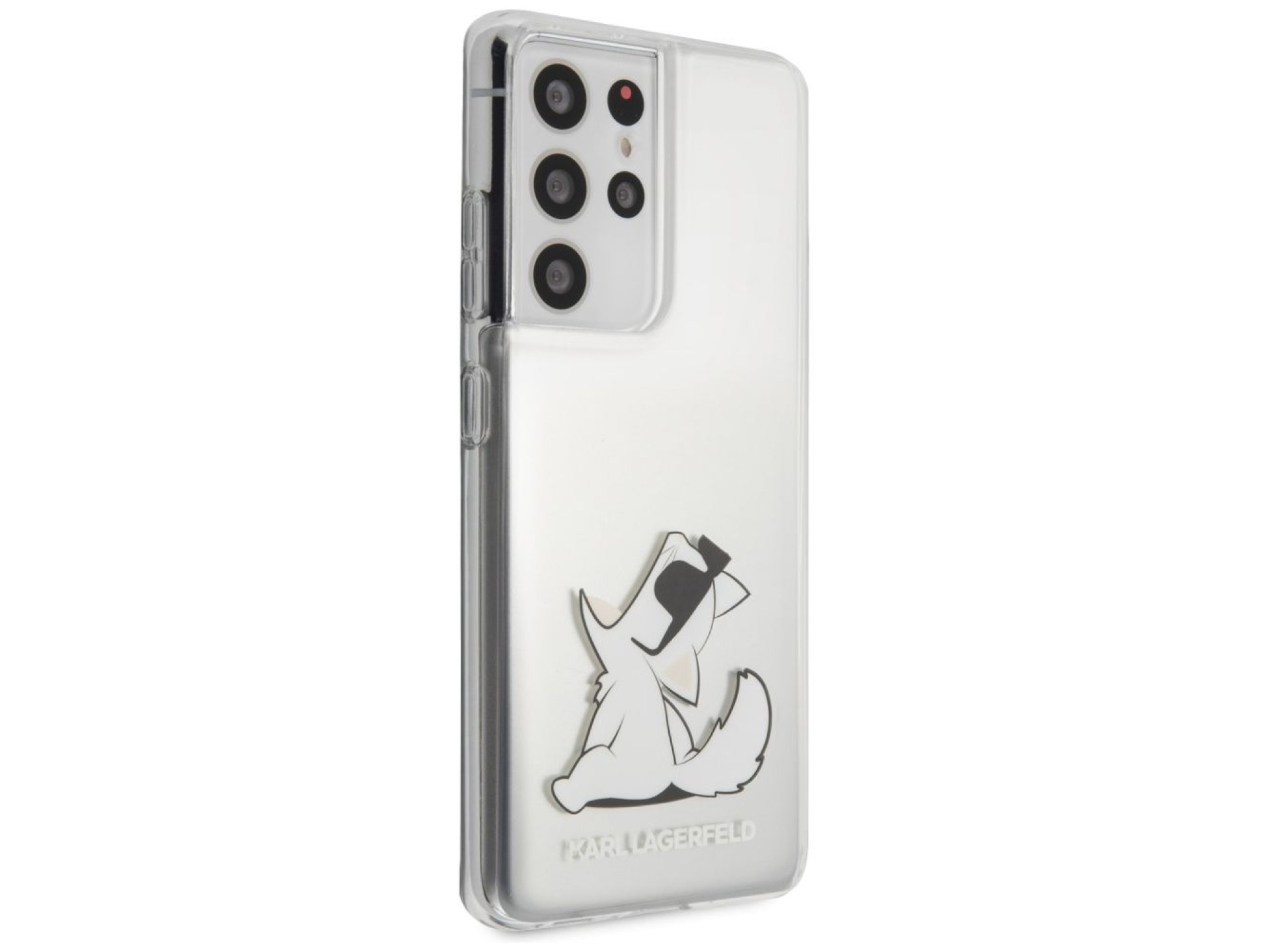 Karl Lagerfeld Choupette Fun Case for Samsung Galaxy S21 Ultra - Transparent