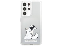 Karl Lagerfeld Choupette Fun Case for Samsung Galaxy S21 Ultra - Transparent Karl Lagerfeld Choupette Fun Case for Samsung Galaxy S21 Ultra - Transparent