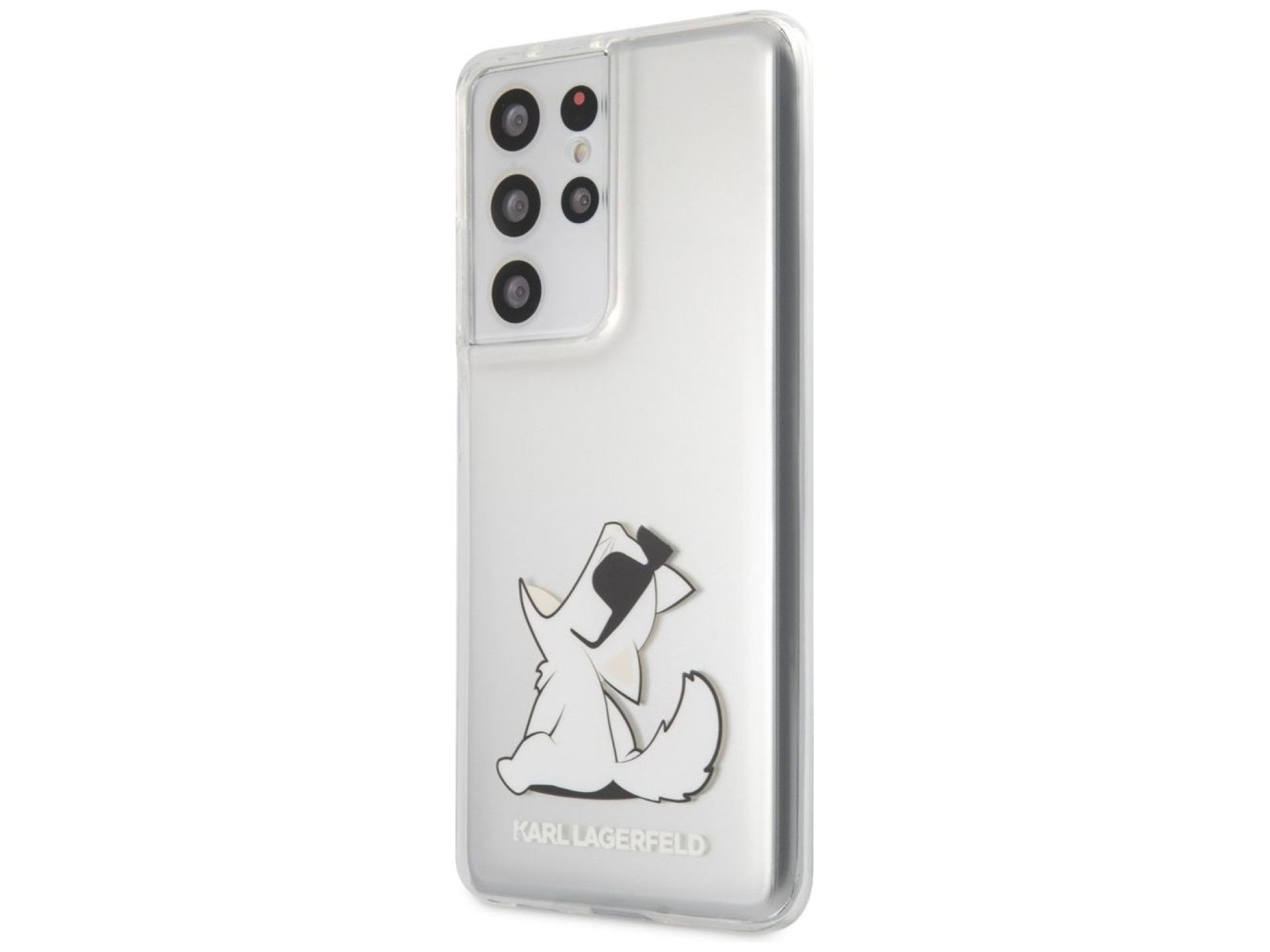 Karl Lagerfeld Choupette Fun Case for Samsung Galaxy S21 Ultra - Transparent