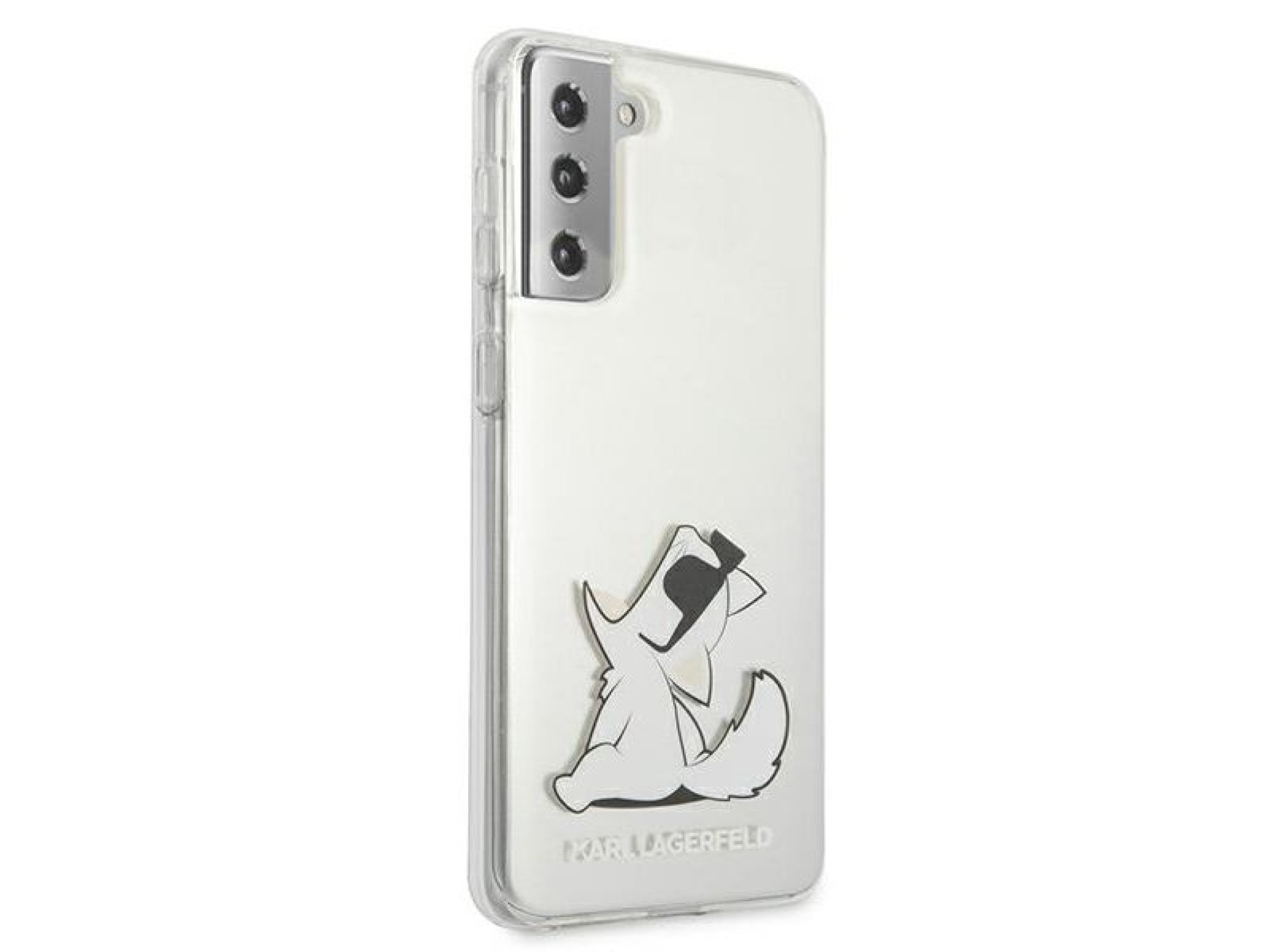 Karl Lagerfeld Choupette Fun Case for Samsung Galaxy S21+ - Transparent