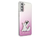 Funda divertida Karl Lagerfeld Choupette para Samsung Galaxy S21+ - Rosa Funda divertida Karl Lagerfeld Choupette para Samsung Galaxy S21+ - Rosa