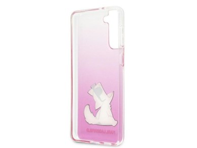 Funda divertida Karl Lagerfeld Choupette para Samsung Galaxy S21+ - Rosa Funda divertida Karl Lagerfeld Choupette para Samsung Galaxy S21+ - Rosa