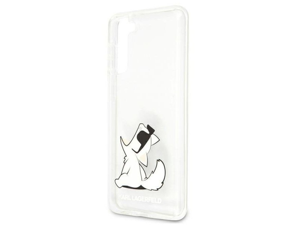 Karl Lagerfeld Choupette Fun Case for Samsung Galaxy S21+ - Transparent