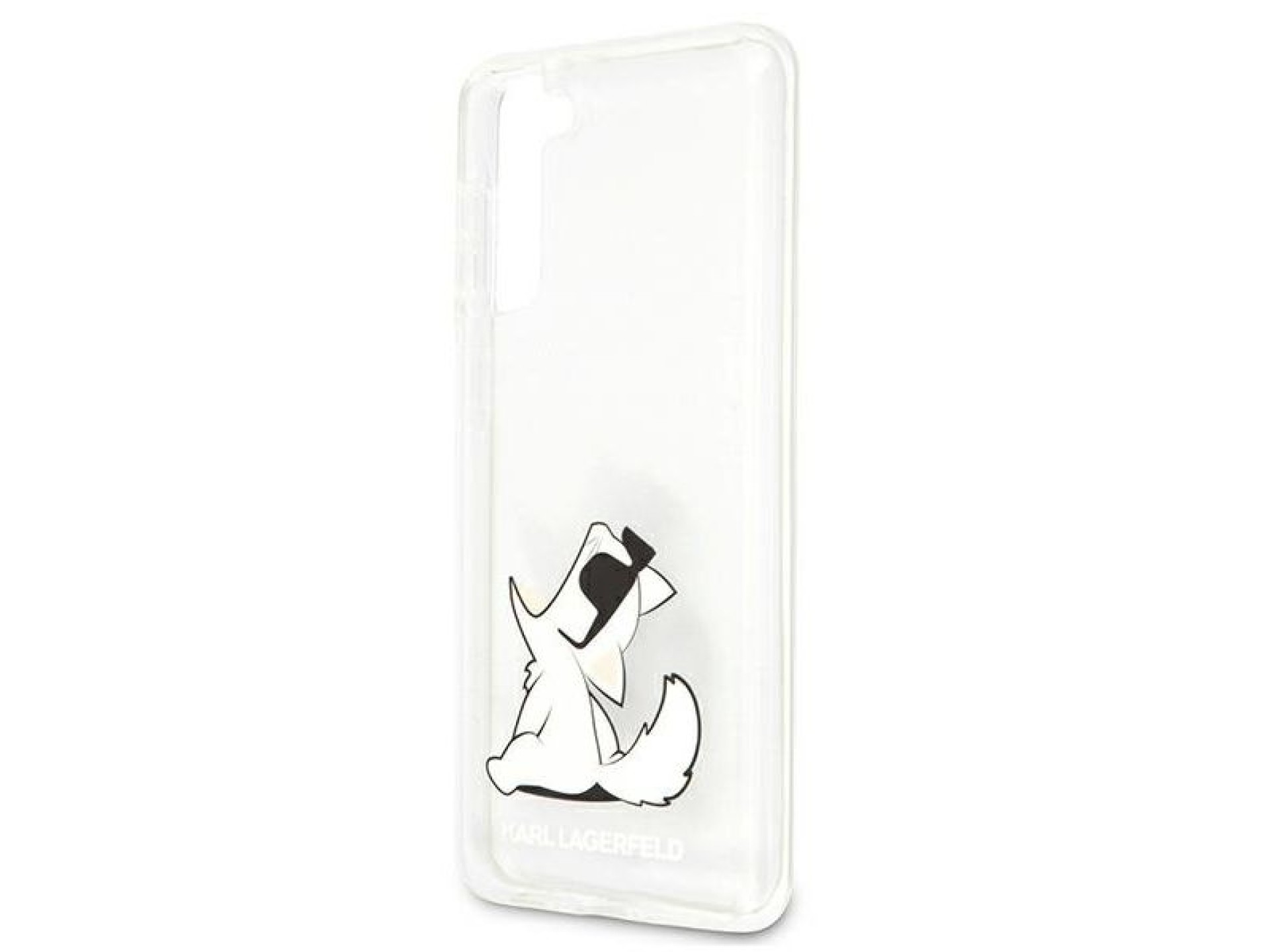 Karl Lagerfeld Choupette Fun Case for Samsung Galaxy S21+ - Transparent