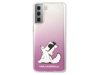 Funda divertida Karl Lagerfeld Choupette para Samsung Galaxy S21+ - Rosa Funda divertida Karl Lagerfeld Choupette para Samsung Galaxy S21+ - Rosa