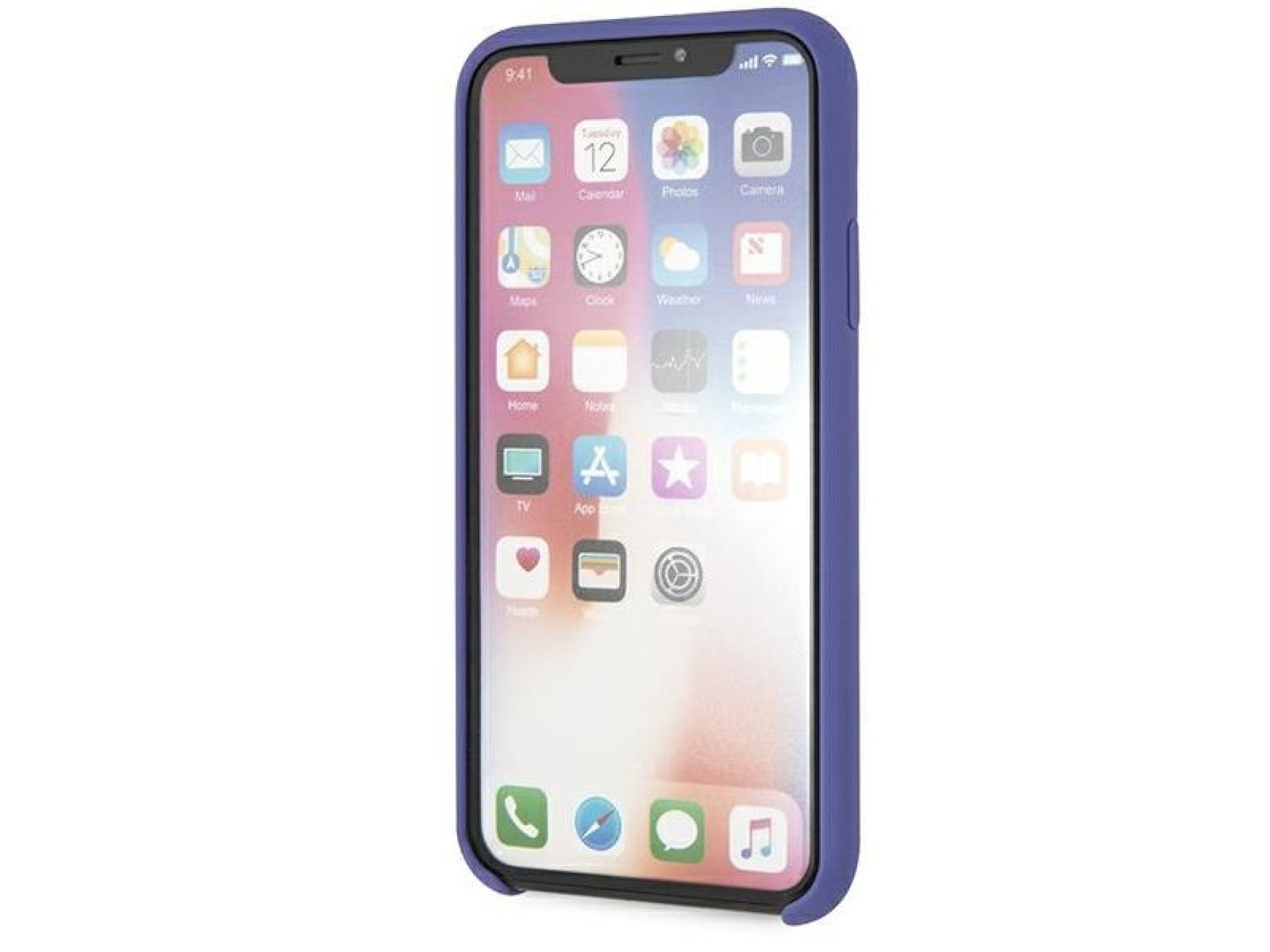 Karl Lagerfeld Silicone iPhone X/Xs Case - Purple