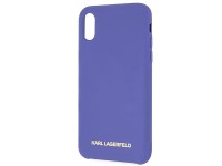 Karl Lagerfeld Silicone iPhone X/Xs Case - Purple Karl Lagerfeld Silicone iPhone X/Xs Case - Purple