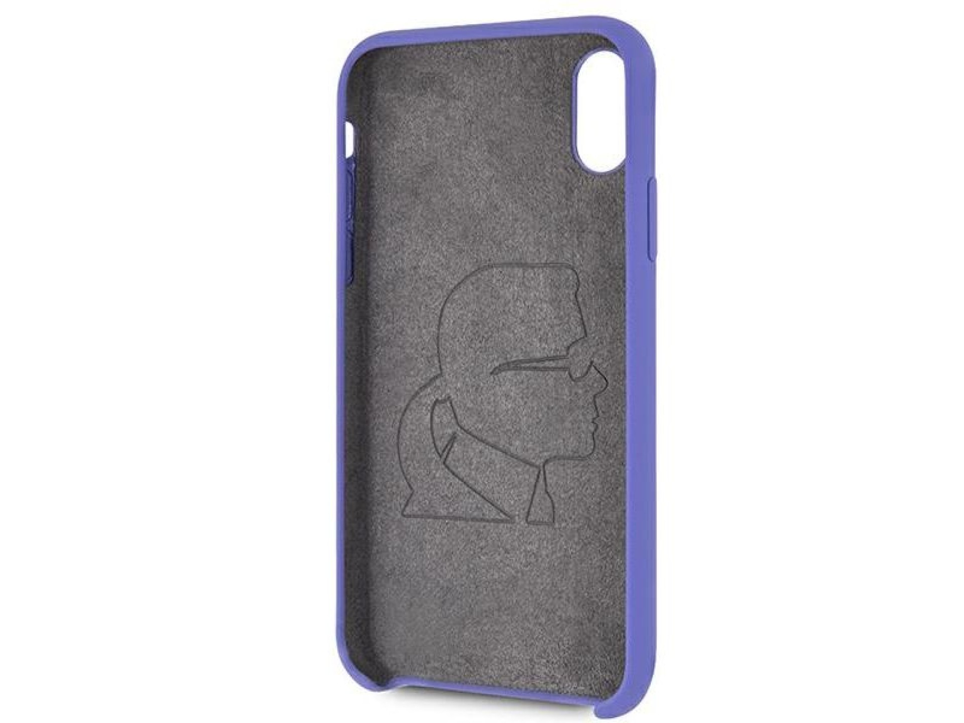 Karl Lagerfeld Silicone iPhone X/Xs Case - Purple