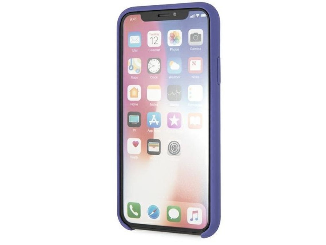 Karl Lagerfeld Silicone iPhone X/Xs Case - Purple