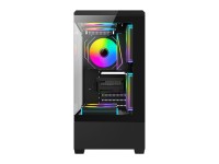 Gabinete para computador DarkFlash C365 (preto) + 5 ventoinhas Gabinete para computador DarkFlash C365 (preto) + 5 ventoinhas