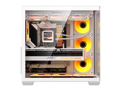 Gabinete para computador DarkFlash C280 (branco) + 7 ventoinhas