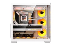 Gabinete para computador DarkFlash C280 (branco) + 7 ventoinhas