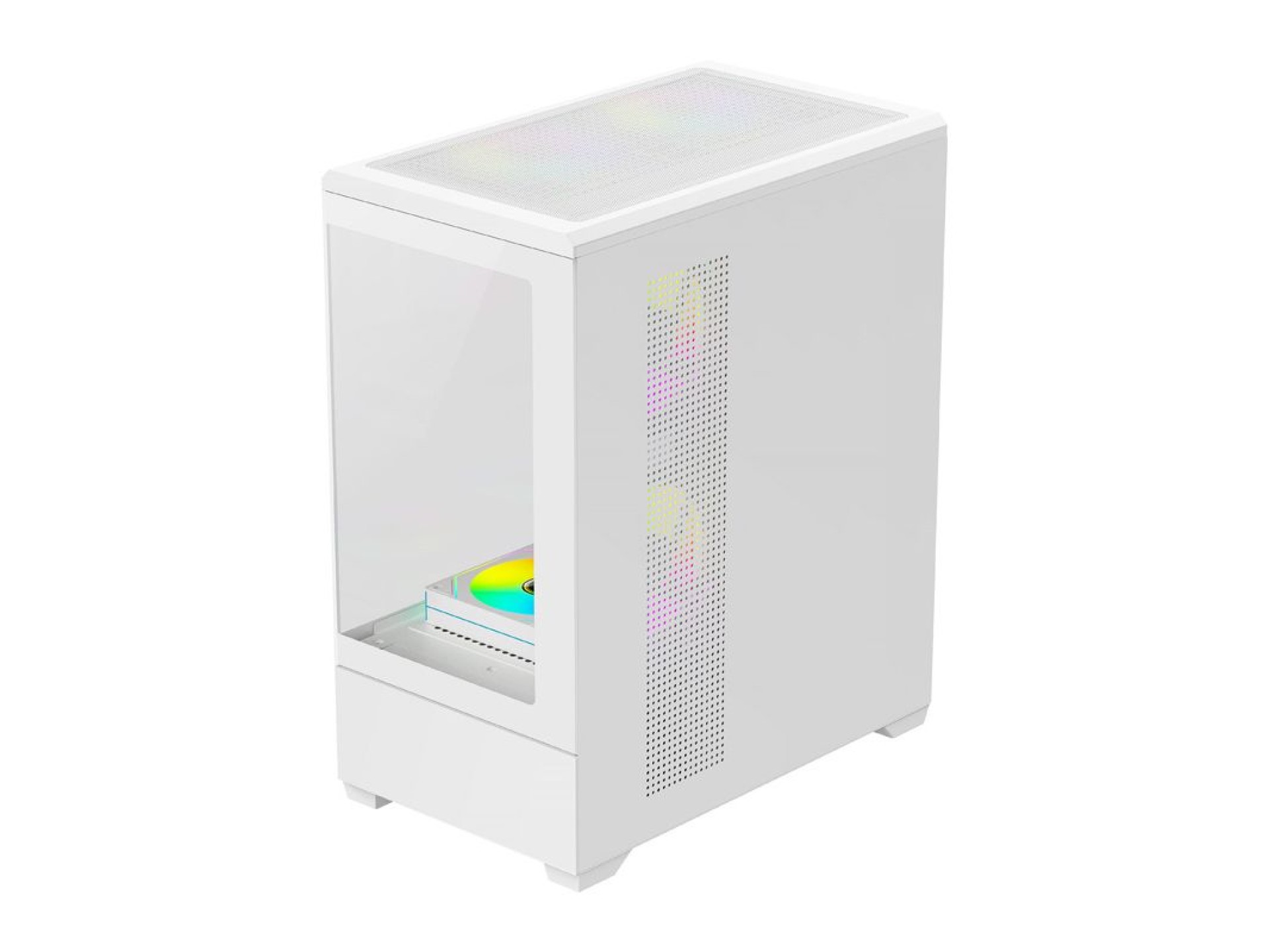 DarkFlash C365 computer case (white) + 5 fans