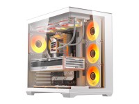 Gabinete para computador DarkFlash C280 (branco) + 7 ventoinhas